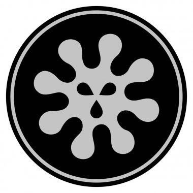 Virüs siyah madeni para