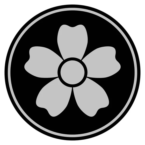 Blomma svart mynt — Stockfoto