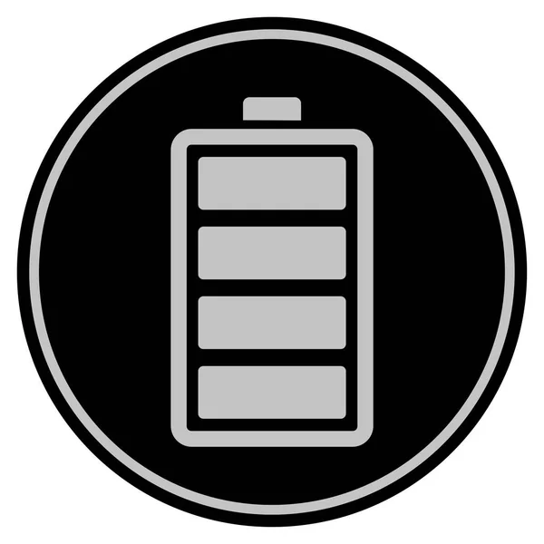 Batterij zwarte munt — Stockfoto