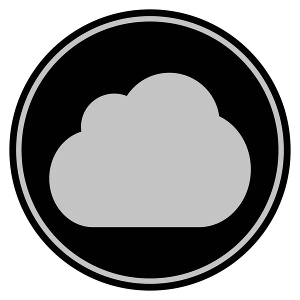 Cloud Black Coin — Stock Photo, Image