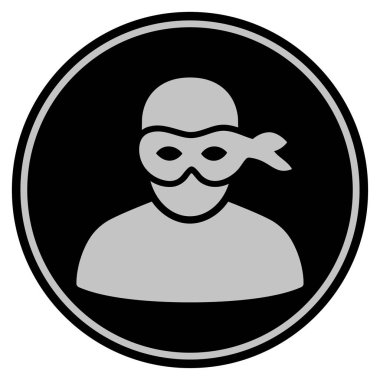 Anonim hırsız siyah madeni para