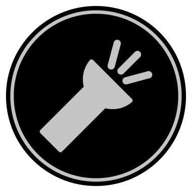 Elektrik Torch ışık siyah madeni para