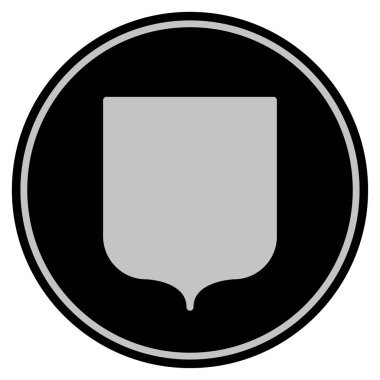 Kalkan koruma siyah madeni para