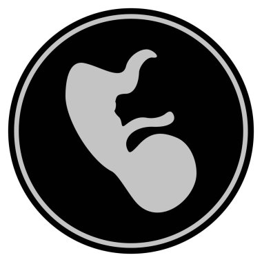 İnsan embriyo siyah madeni para