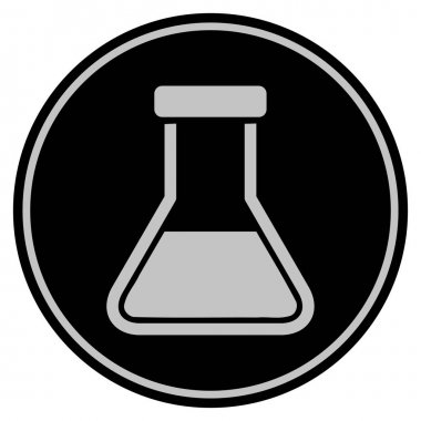 Sıvı şişesi siyah madeni para