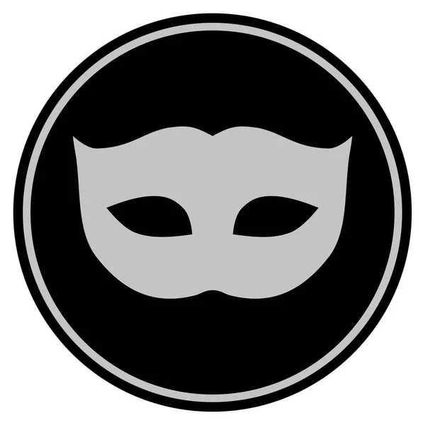Máscara de Privacidad Moneda Negra — Foto de Stock