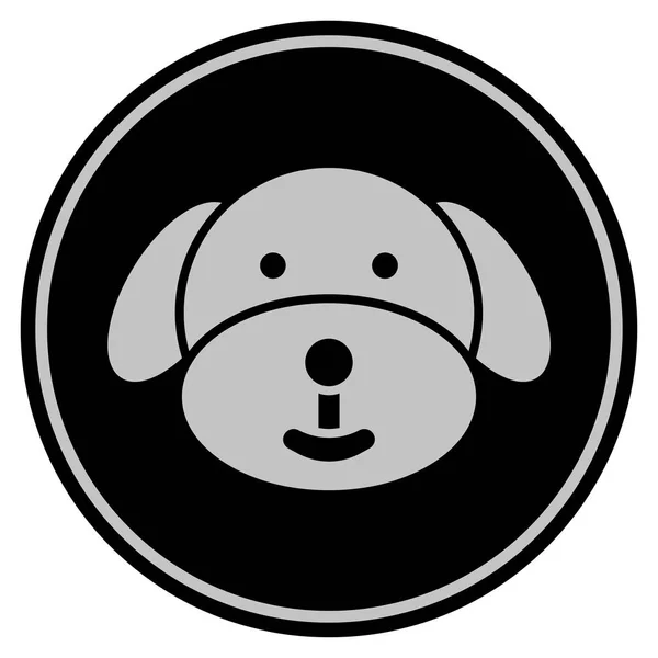 강아지 블랙 동전 — 스톡 사진