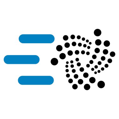 Iota düz simgesi göndermek