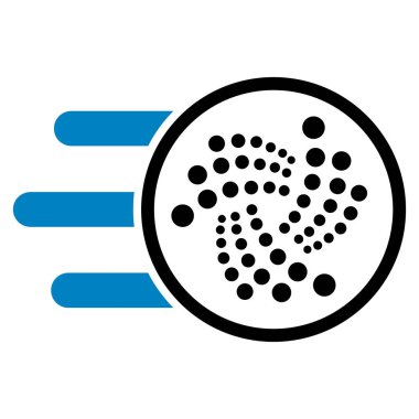 Iota düz simgesi göndermek