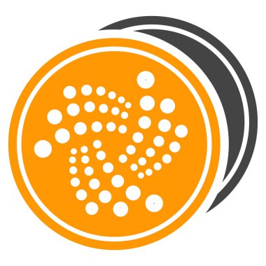 Iota paralar düz simgesi