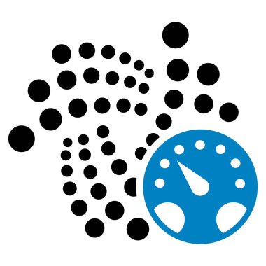 Iota ölçüm düz simgesi