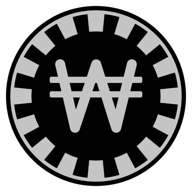 Kore Wonu siyah Casino çip