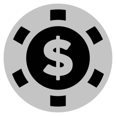 Amerikan Doları siyah Casino çip