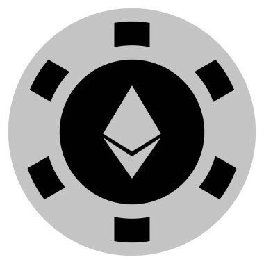 Ethereum kristal siyah Casino çip