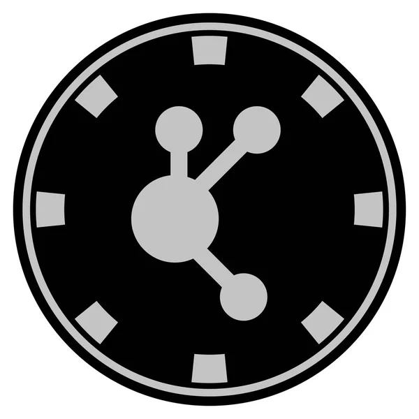 Bitconnect Black Casino čip — Stockový vektor