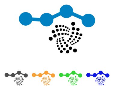 Iota grafik vektör simgesi