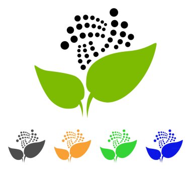 Iota Eco başlangıç vektör simgesi