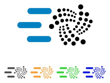 Iota vektör simge göndermek
