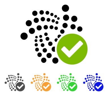 Geçerli Iota vektör simgesi