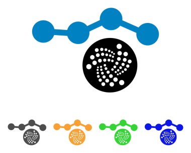 Iota grafik vektör simgesi