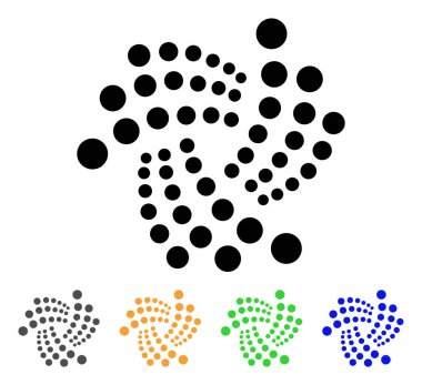 Iota para birimi vektör simgesi