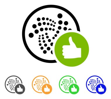 Başparmak yukarı Iota vektör simgesi