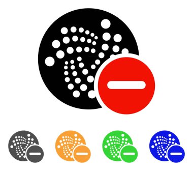 Yasak Iota vektör simgesi