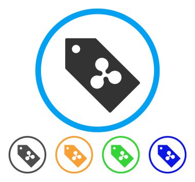 Belirteç yuvarlak simge dalgalanma