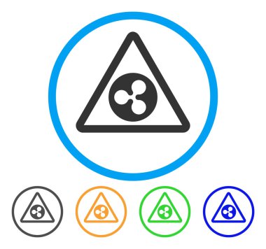 Uyarı yuvarlak simgesi dalgalanma