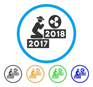 Beyefendi dua dalgalanma 2018 simgesi yuvarlak