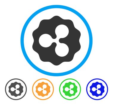 Ödülü yuvarlak simge dalgalanma