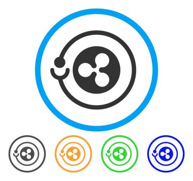 Masternode yuvarlak simge dalgalanma