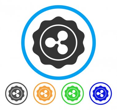 Ödülü yuvarlak simge dalgalanma