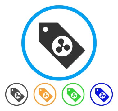 Belirteç yuvarlak simge dalgalanma