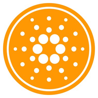 Cardano para düz simgesi