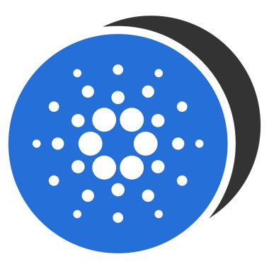 Cardano paralar düz simgesi