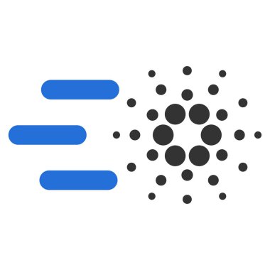 Hızlı Cardano düz simgesi