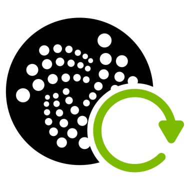 Iota tekrar düz simgesi