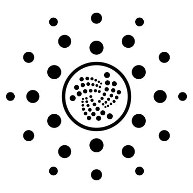 Iota Parlatıcı nokta düz simgesi