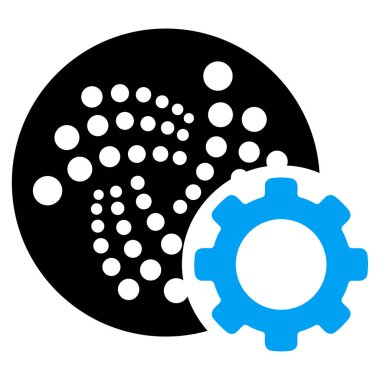 Iota yapılandırmak vites düz simgesi