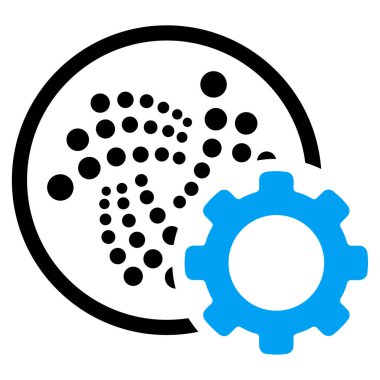Iota Kur vites düz simgesi