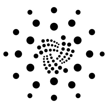 Iota Parlatıcı ışınları düz simgesi