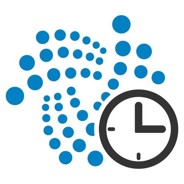 Iota Reloj Icono plano — Archivo Imágenes Vectoriales