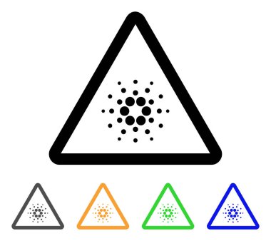 Cardano tehlike vektör simgesi