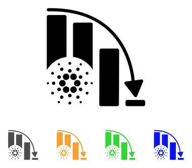 Cardano EPIC FAIL grafik vektör simgesi