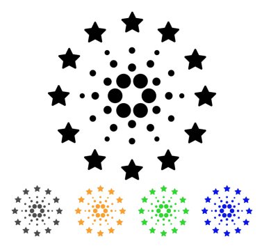 Başrollerini Cardano vektör simgesi