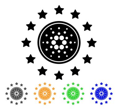 Cardano sikke vektör simge Parlatıcı