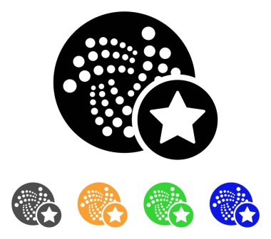 Iota Favoriler vektör yıldız simgesi