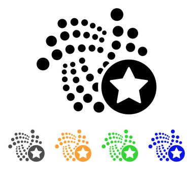 Iota Favoriler vektör yıldız simgesi