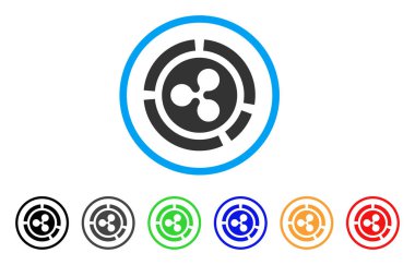 Diyagram yuvarlak simge dalgalanma